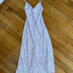 Abercrombie & Fitch Pink Floral Maxi Dress